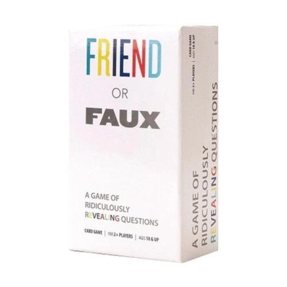 Friend or Faux Card Game Goliath Games Adult Party Question Game 76560 New